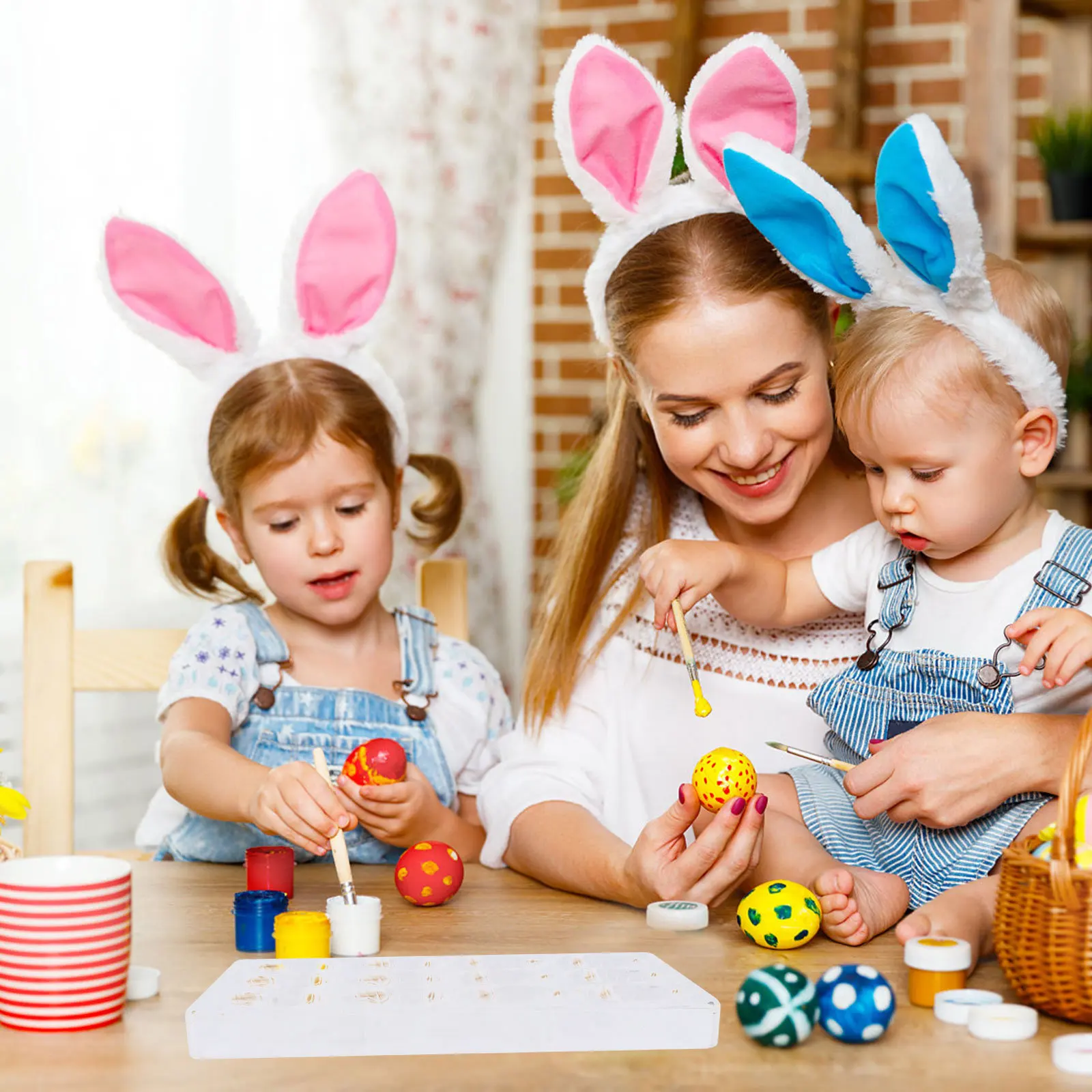 

1 шт. прозрачная форма для шоколада с пасхальным узором, многоразовая, прочная, простая в использовании, для выпечки