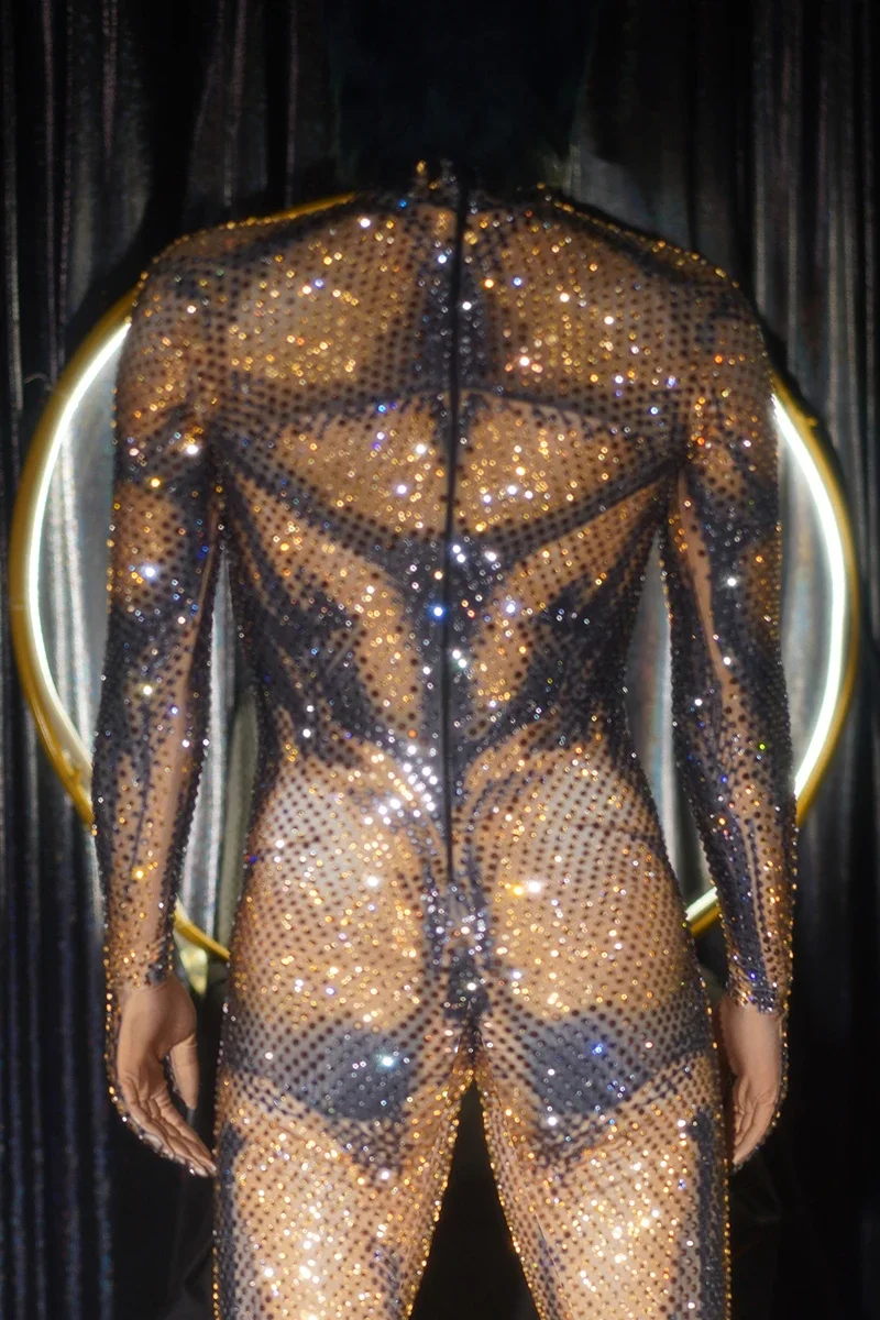 Costumes de Performance avec Strass pour Homme, Tenue de Discothèque, Bar, Dj, Pole Dance, Drag Queen, 2024