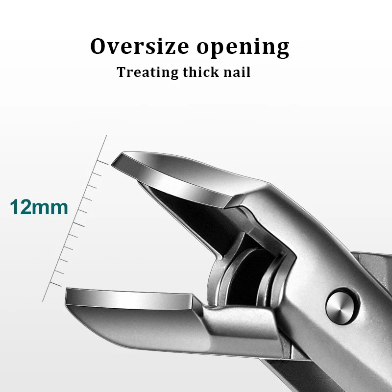 Cortaúñas de alta calidad, cortaúñas único a prueba de salpicaduras, cortaúñas Diagonal, herramientas de manicura de acero inoxidable