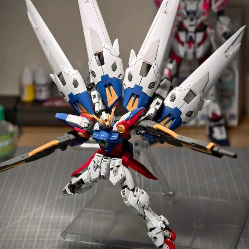 1/144 Transformable Wing Zero Gunpla Assembly Model Kit Articulated Action Figure With Glow-In-The-Dark Effect Collectible Toys - view 6