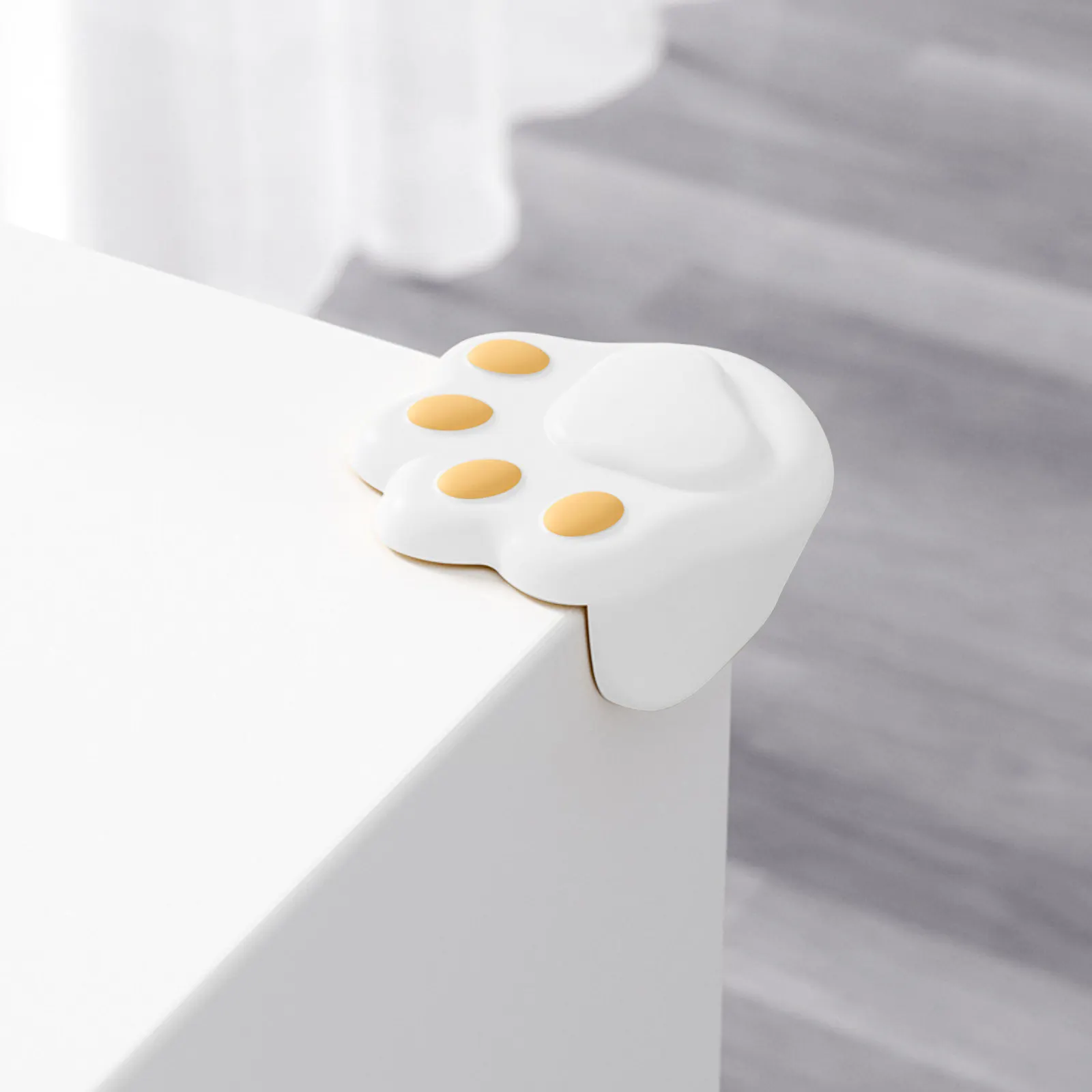 

4Pcs Soft Silicone Corner Guards for Tables Desks Walls Cabinets Baby Safety Bump Proof Anti-Scratch Self-Adhesive Furniture