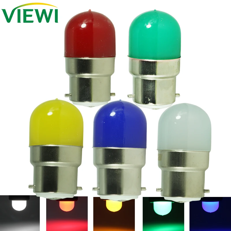 

Ampoule B22 Led Bulb 12v 24v 110v 220v Super 2W T26 Colorful Decorative Christmas Night Light 12 24 Volt Indoor Home Lamp