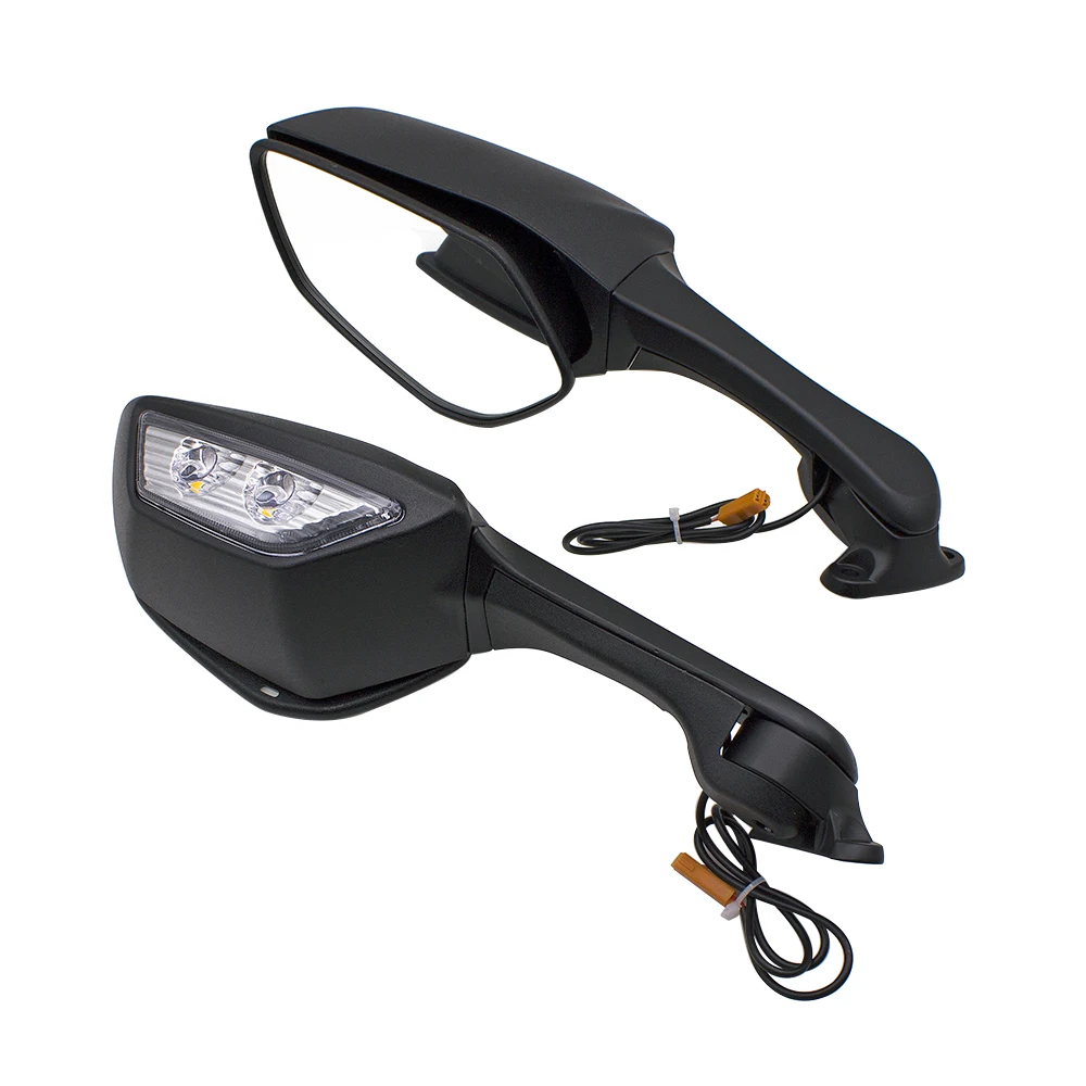 

Motorcycle Rear View Side Mirrors with LED Turn Signal Light For Kawasaki Ninja ZX-10R ZX10R ZX 10R 2011 2012 2013 2014 2015