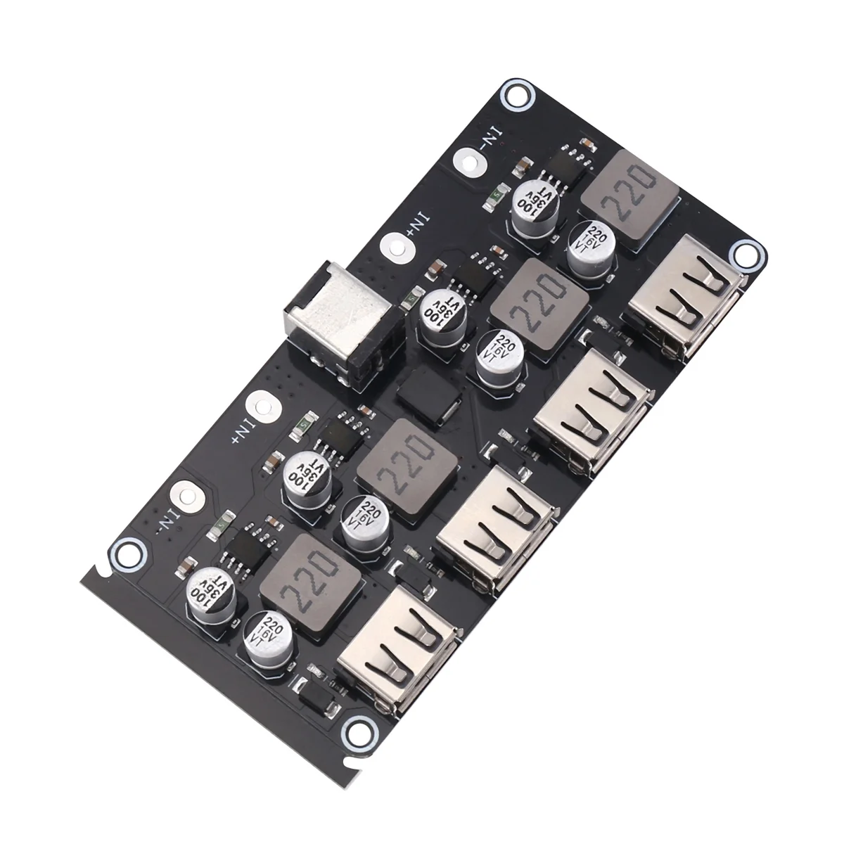 4-Way Fast Charging Module Single USB Mobile Phone Charging Board 12V24V To QC3.0 Fast Charging Support Mobile Phone