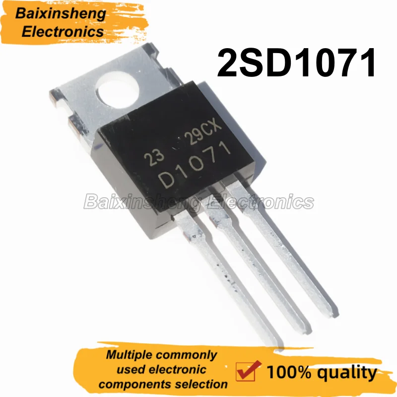 10 Stück, 2SD1071, D1071, TO-220, Leistungstransistoren, ganz neu auf Lager