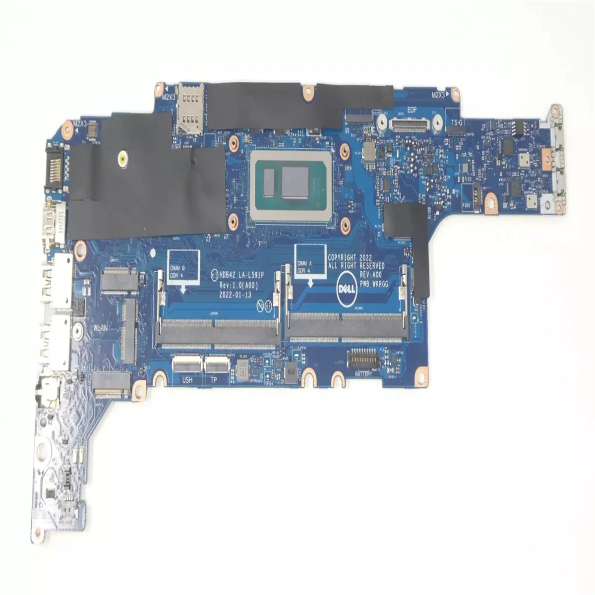 0260KT 010F01 01Y2TP 04X33N For DEL Latitude 5430 Laptop Motherboard LA-L591P I5-1245U CPU 100% Full Tested