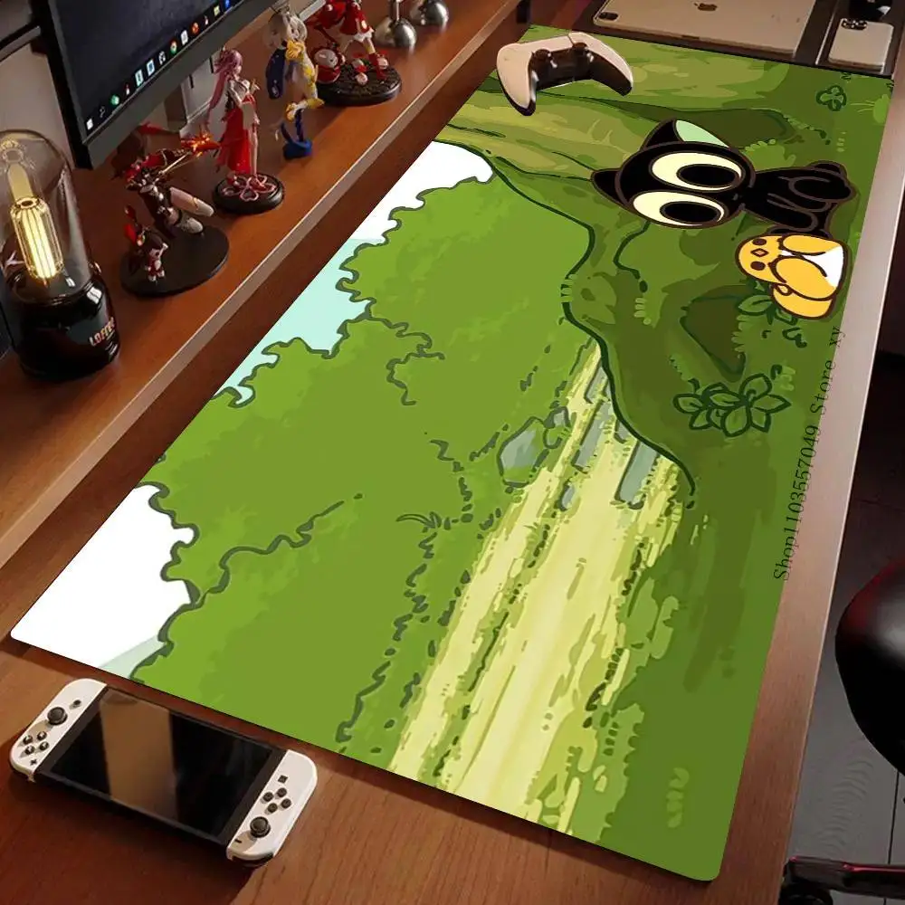 The Battle Of Luo Xiaohei Mousepad Non-slip Suitable For Office Computers Laptops E-sports Game Desk Mats XXL Keyboard