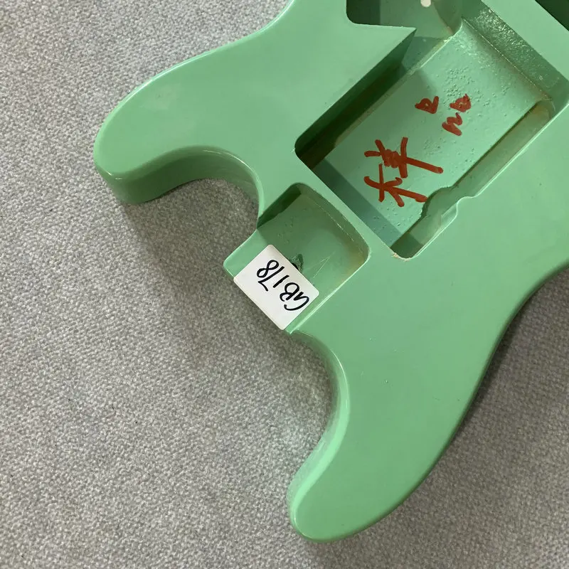 MINI Size ST Electric Guitar Body Surf Green Color Free Style Pickups Tremolo Style  DIY Guitar Parts Replace Accessories GB178