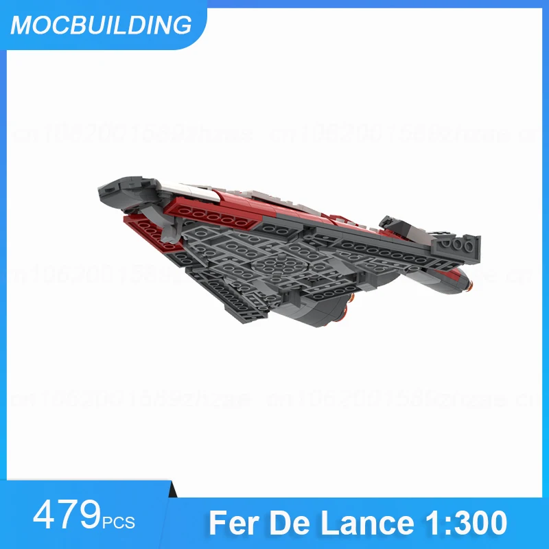 

Fer De Lance 1:300 Scale Model MOC Building Blocks DIY Assemble Bricks Space Educational Creative Display Xmas Toys Gifts 479PCS