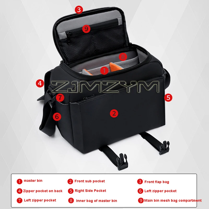 Fashion Digital DSLR Camera Bag Shoulder Bag Waterproof Case Photography Photo Bag Lens Pouch Bag