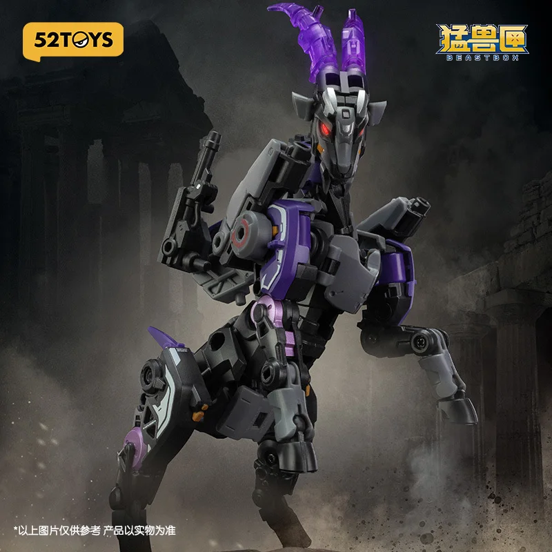 BEASTBOX ขายดี 52Toys Beast Box Series ของเล่นแปลงร่างปราสาทเวทมนตร์รูปแพะ ของเล่นโมเดลสร้างสรรค์จากประเทศต่างๆ แนวหุ่นยนต์แปลงร่าง ของเล่นพกพา