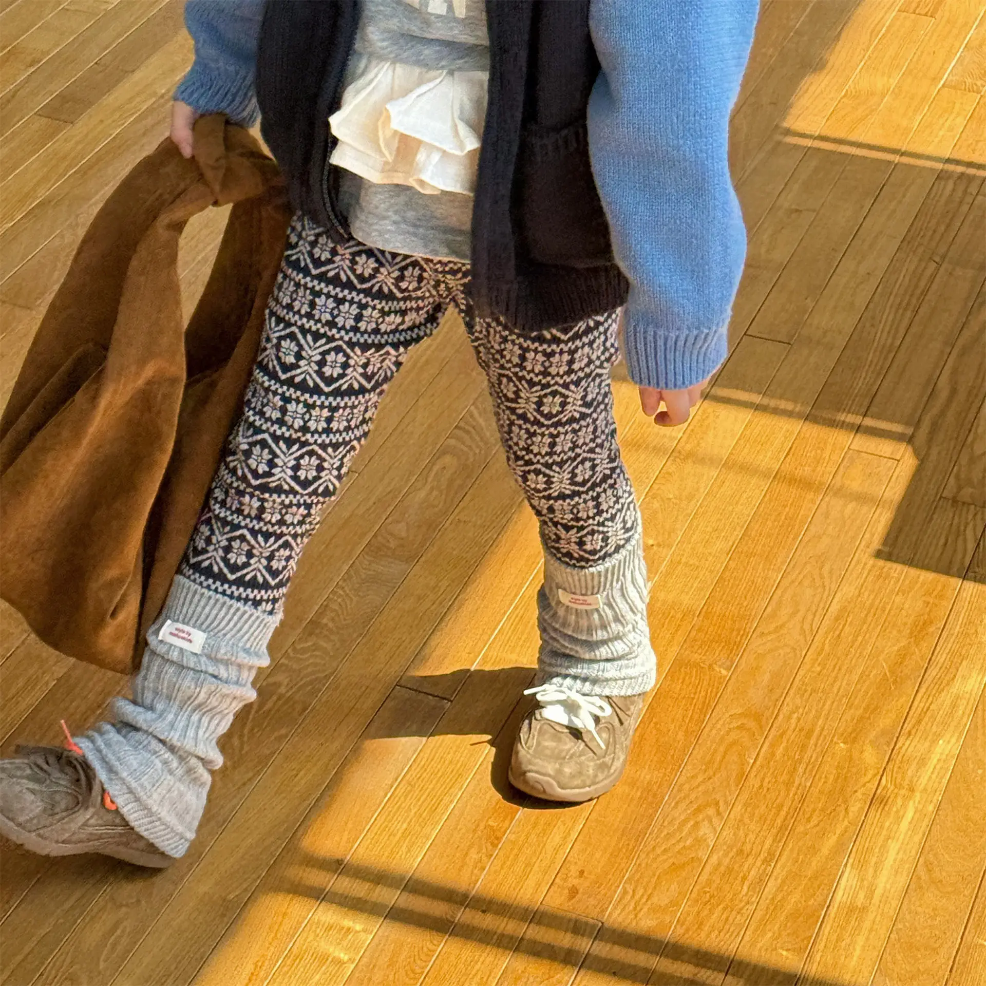 2025 شتاء جديد الأطفال الصوف طماق موضة طباعة الفتيات السراويل الدافئة زائد المخملية سميكة الطفل سراويل قطنية ملابس الاطفال