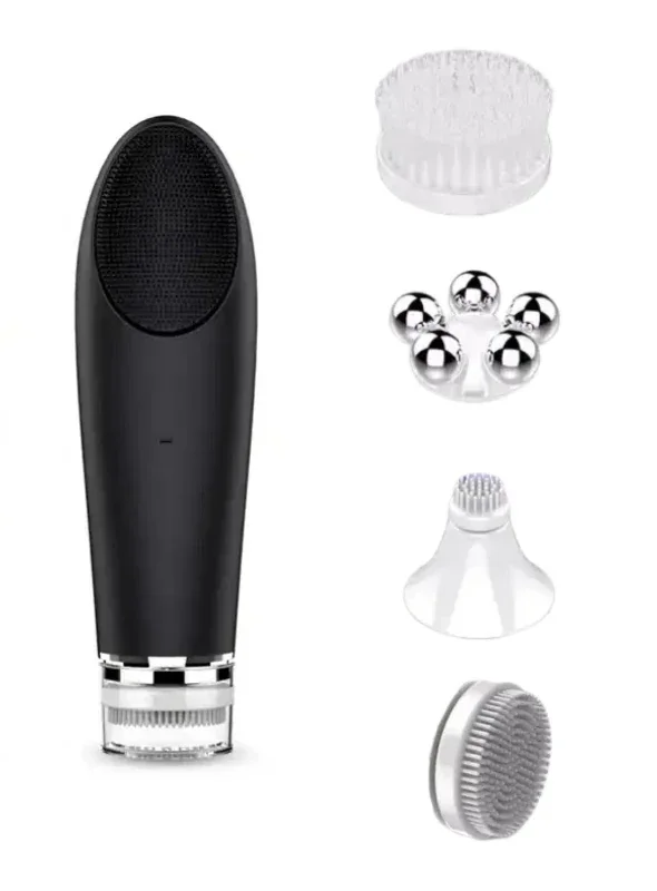 

New Arrival Skin Care Device Waterproof Soft Silicone Face Washing Brush Facial Massager Electric Cleansing Brush/2025 hot sales