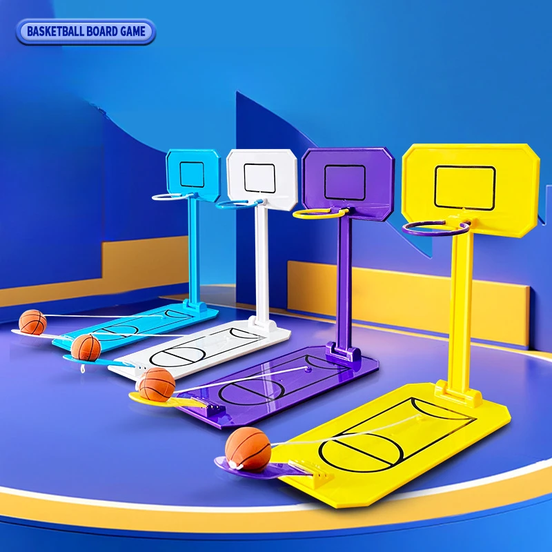 Fun Basketball Board Game Parent-child Interactive Sports Game Fingertip Shooting Decompression Toys Cadeau Maitresse Ecole