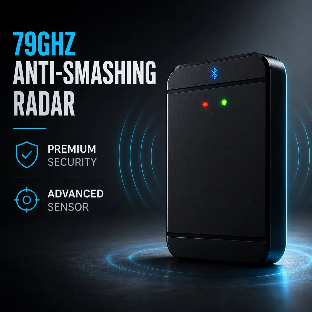 80G Millimeter Wave Radar Anti Smash Sensor 79GHz 81GHz Automatic Boom Barrier Gate Traffic Control Parking Lot Detection System