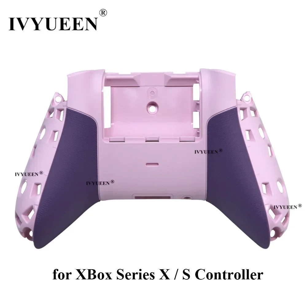 IVYUEEN Housing Shell for Xbox Series X S Core Controller Vapor Cover Featuring Textured Grip Purple Rubberized Back Case