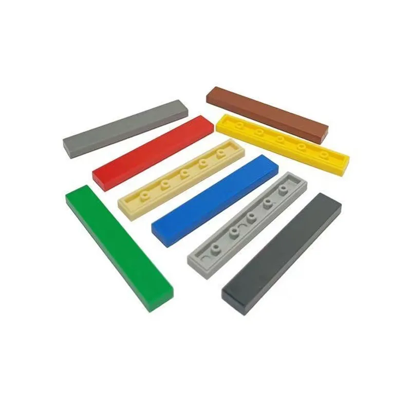 50 stücke DIY Bausteine Figur Ziegel Glatte 1x8 10 Farben Pädagogisches Kreatives Spielzeug für Kinder Größe Kompatibel mit 4162