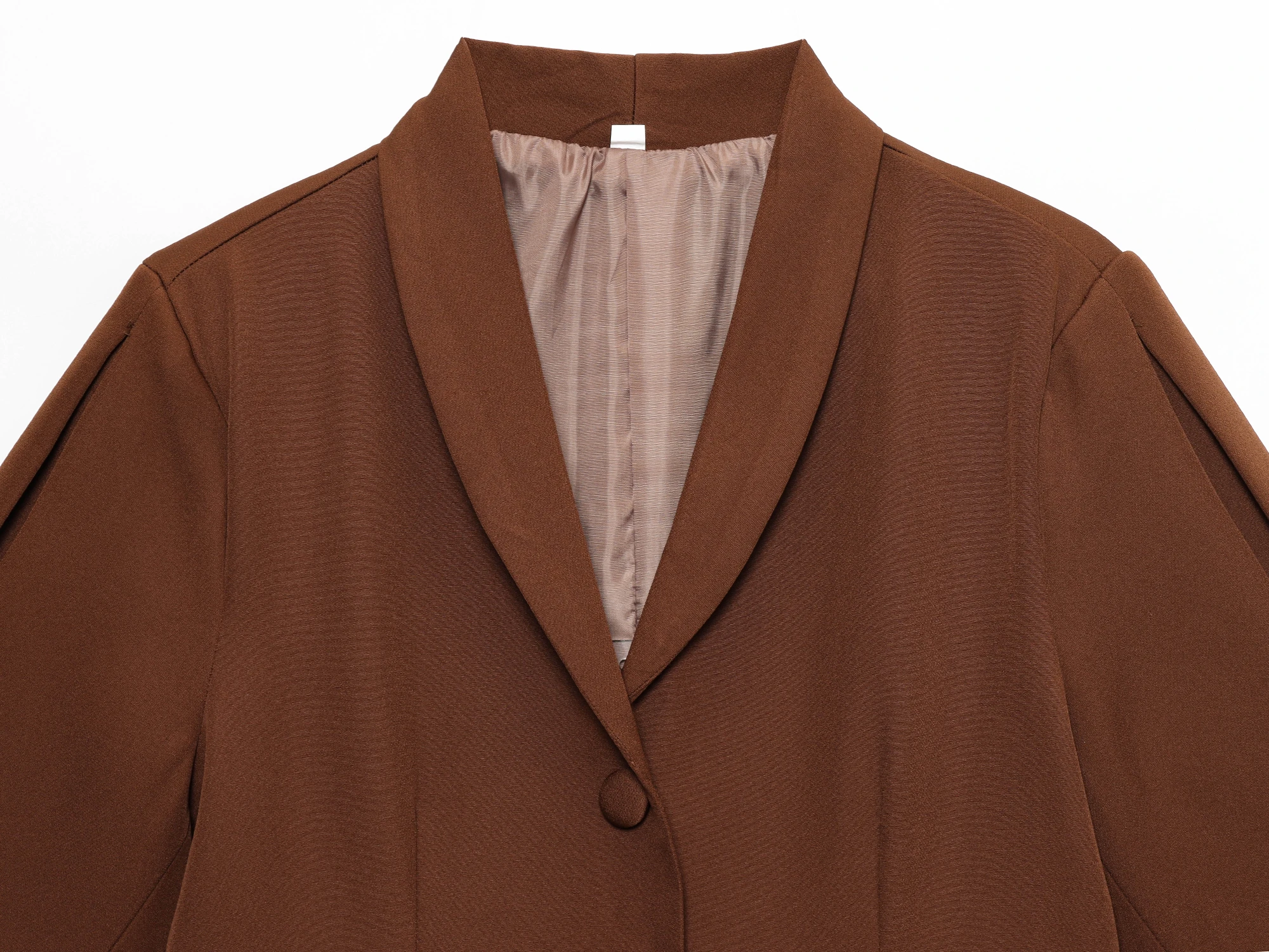 Women's New Arrival Blazer V-Neck Short Sleeve Single-Button Waist-Defining Commuter Professional Suit Jacket