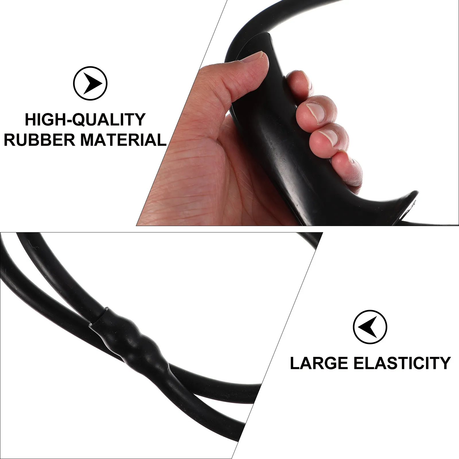Archery Resistance Band Bow Trainer Elastic Rubber Grip Strength Posture Training Stretch Exerciser