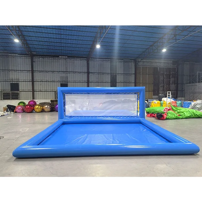 Closed water polo court Sports games Inflatable floating volleyball court court Beach pool For sale view 4