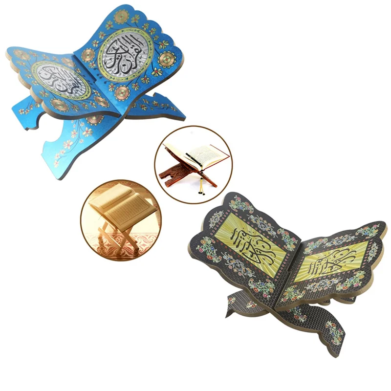 Wood Book Stands Intersect Frame Wood Book Holder,Open Bookstand For Display Reading For Art,Bible,Cookbook-POS