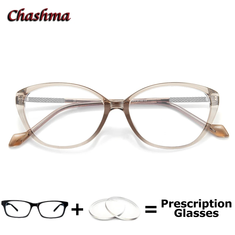 

Women Prescription Lenses Cat Eye Optical Myopia Glasses for Student Anti Blue Ray Computer Working Progressive Eyewear Reading