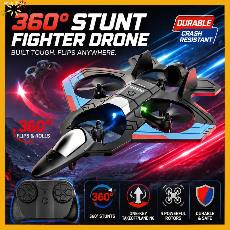 Drone Rc Fighter Jet - New V50 Glider Flying Helicopter Rc