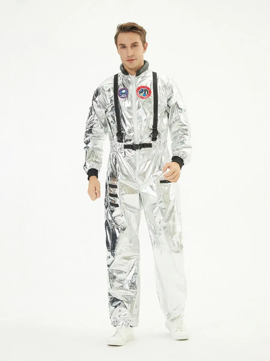 Loween-traje de astronauta para Cosplay, traje espacial de una pieza, ropa Par Role-Plang, Material de poliéster, celebración del Festival