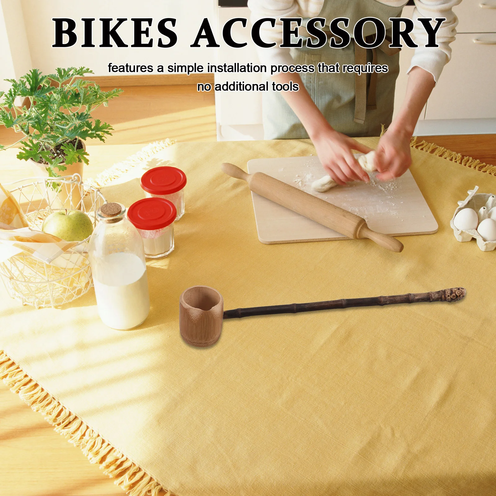 

Bamboo Water Scoop Long Handle Durable Outdoor Camping Kitchen Tea Ceremony Wine Dipper Bath Ladle Scooper Bailer Japanese