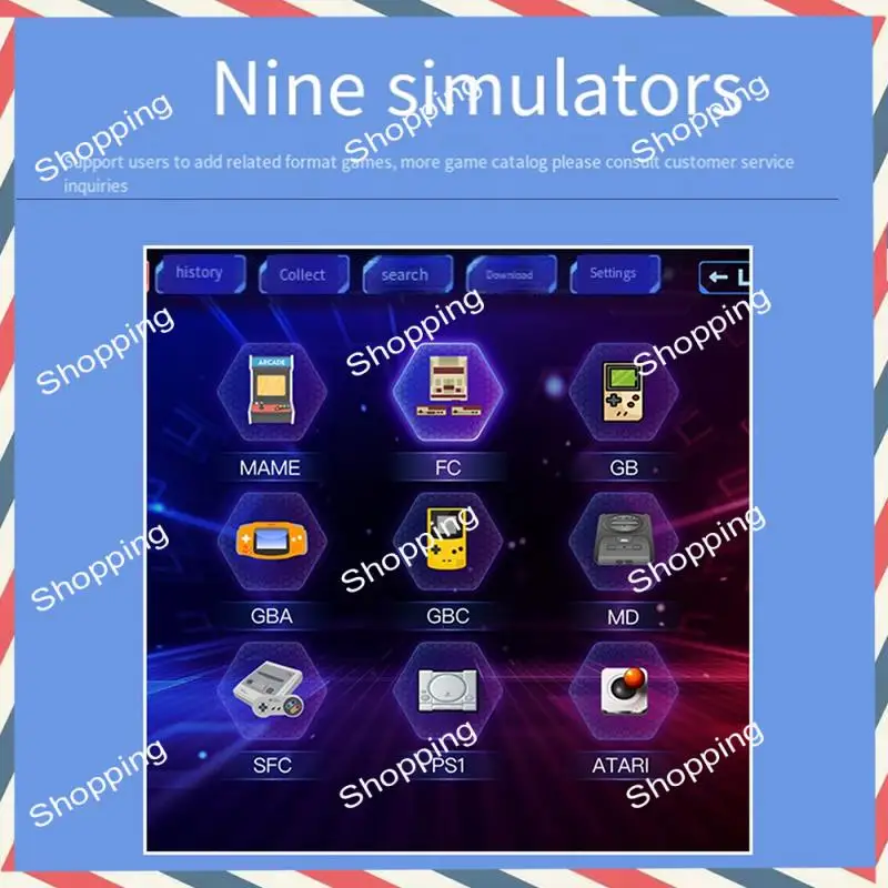 

M20K Handheld Retro Video Game Console, Preloaded 10000+ 4.3 Inch HD Classic Retro Video Game Kids Adult Birthday Gifts Durable