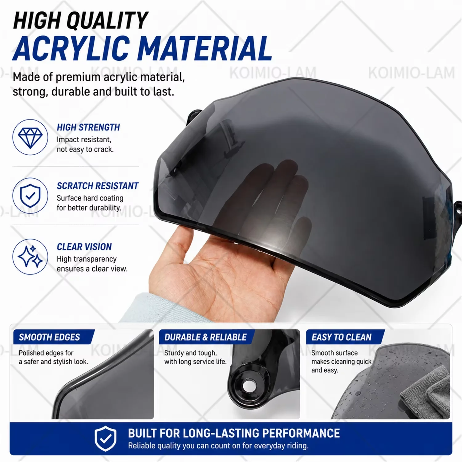 Passend für Honda SH125 2009 - 2012 SH150 Motorrad Windschutzscheibe Windschild SH12i SH150i 2010 2011 – Detail 4