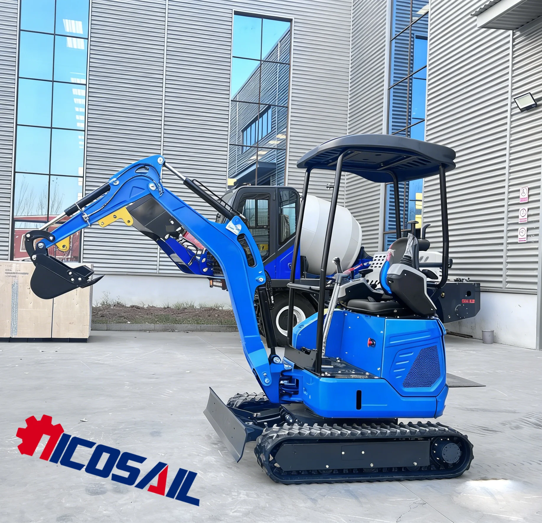 

Mini excavator, 1800 kg, 1.8 tons, crawler-type, small hydraulic excavator