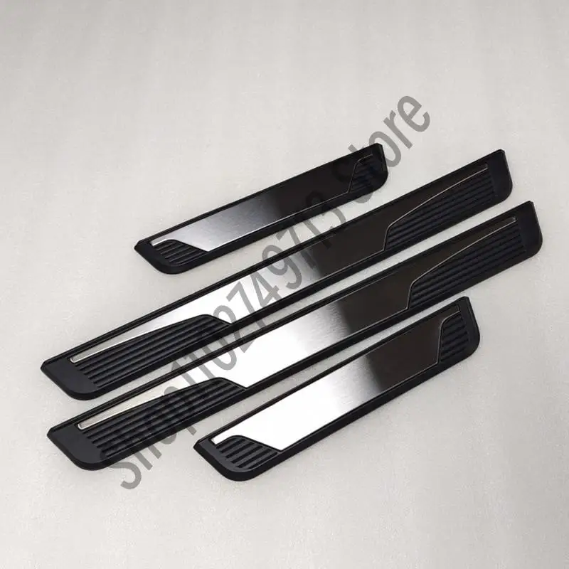 For Renault CAPTUR KAPTUR 2022 2021-2014 Stainless Car Door Sill Scuff Plate Kick Entry Guard Pedal Protector Cover Trim Styling