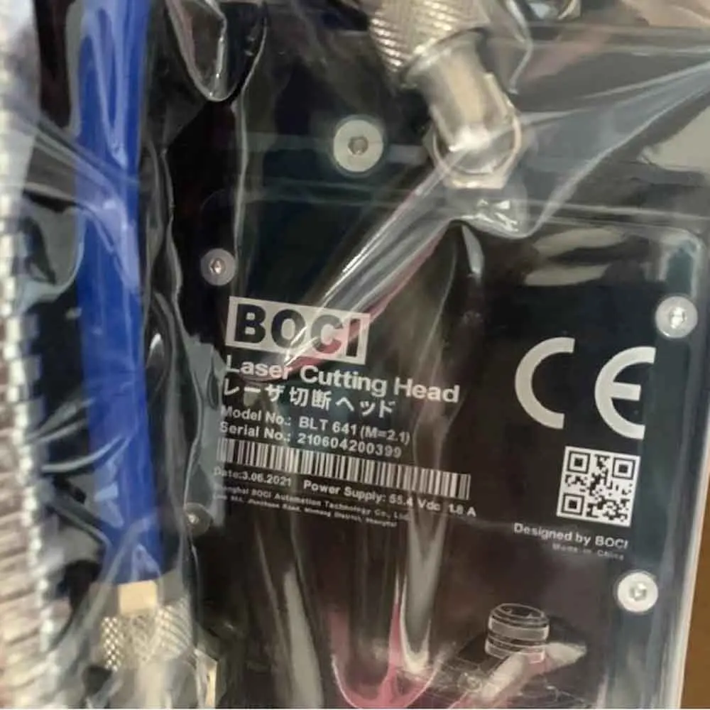 BOCI BLT641 cabezal de corte láser de alta potencia, 15kW, máquina de 12kW, tecnología EtherCAT bus