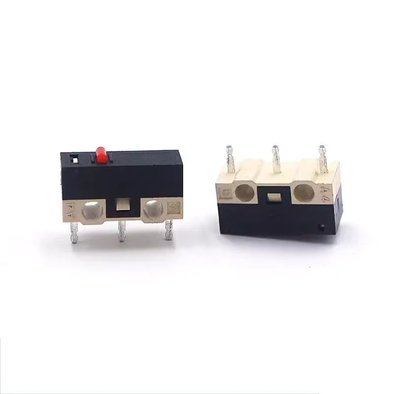 1A125V travel limit switch Reset small micro switch Small micro button Mouse switch Three-pin vertical