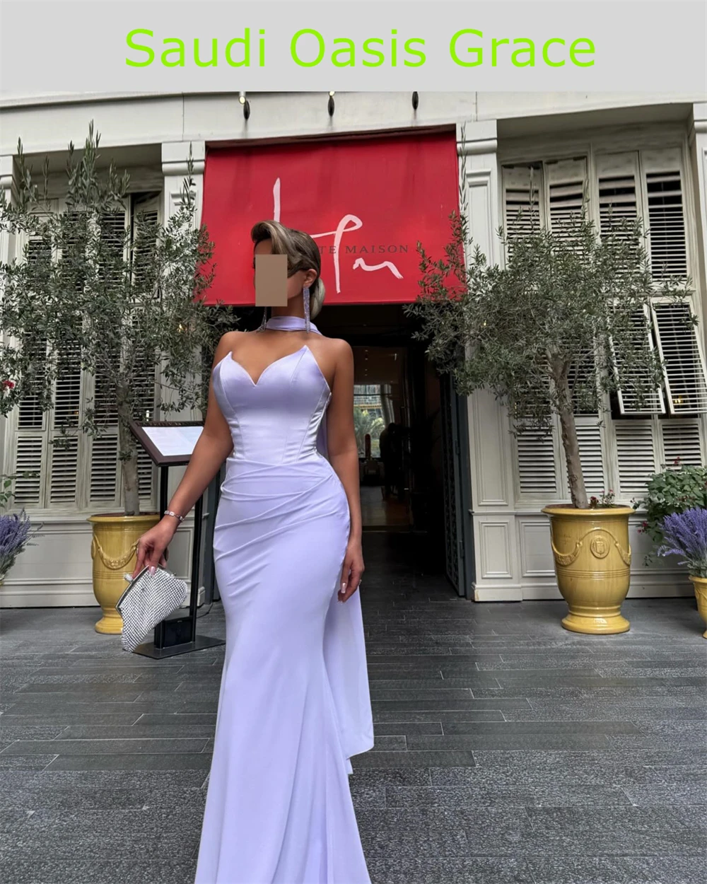 angepasstCustomized Meerjungfrau Einfache Lila Satin Abendkleid Klassische Trägerlosen Spaghetti-trägern Ärmelloses Party Kleid Weiche Pr