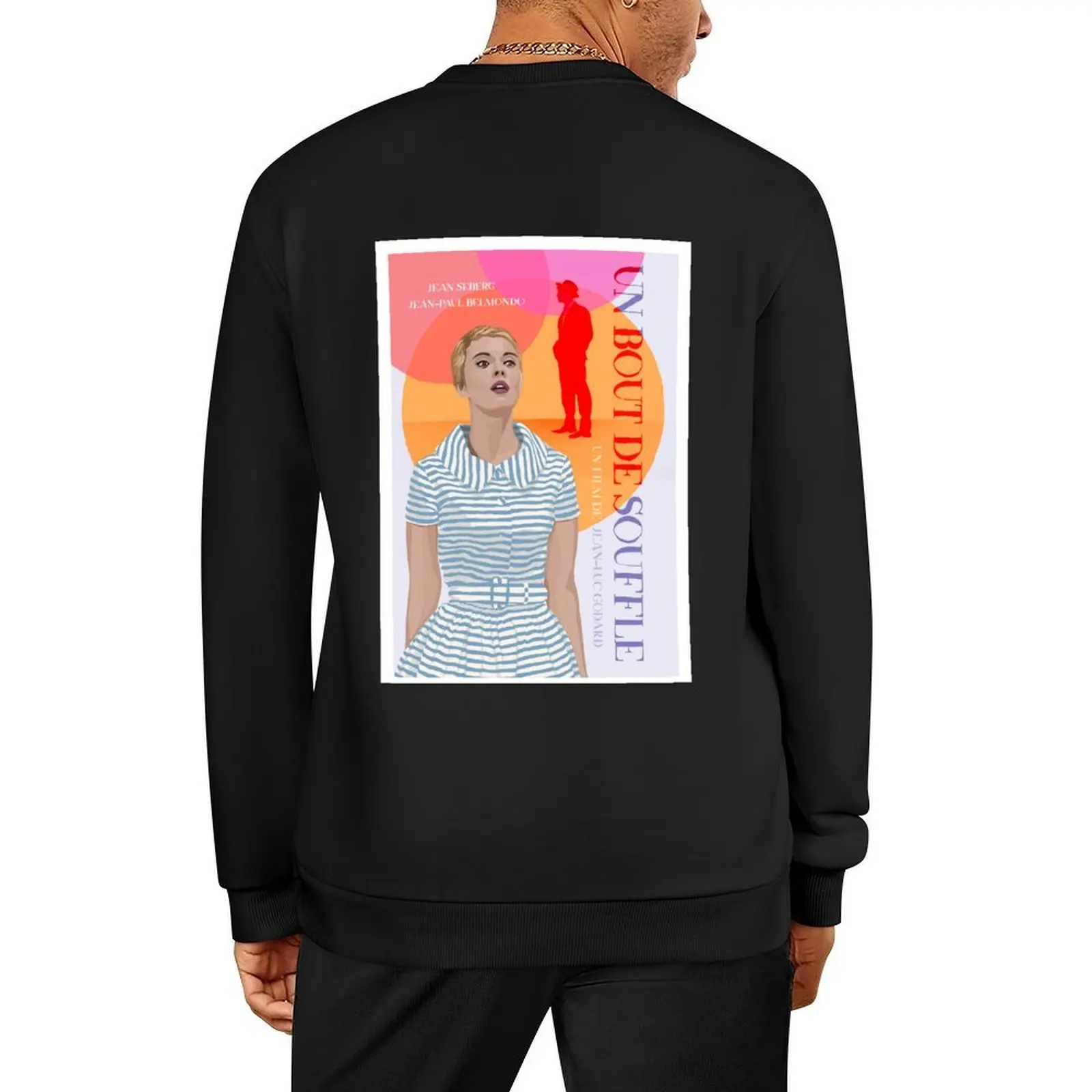 

A Bout de Souffle - Jean-Luc Godard, Jean Seberg alternative movie poster Pullover korean clothes winter man sweatshirt