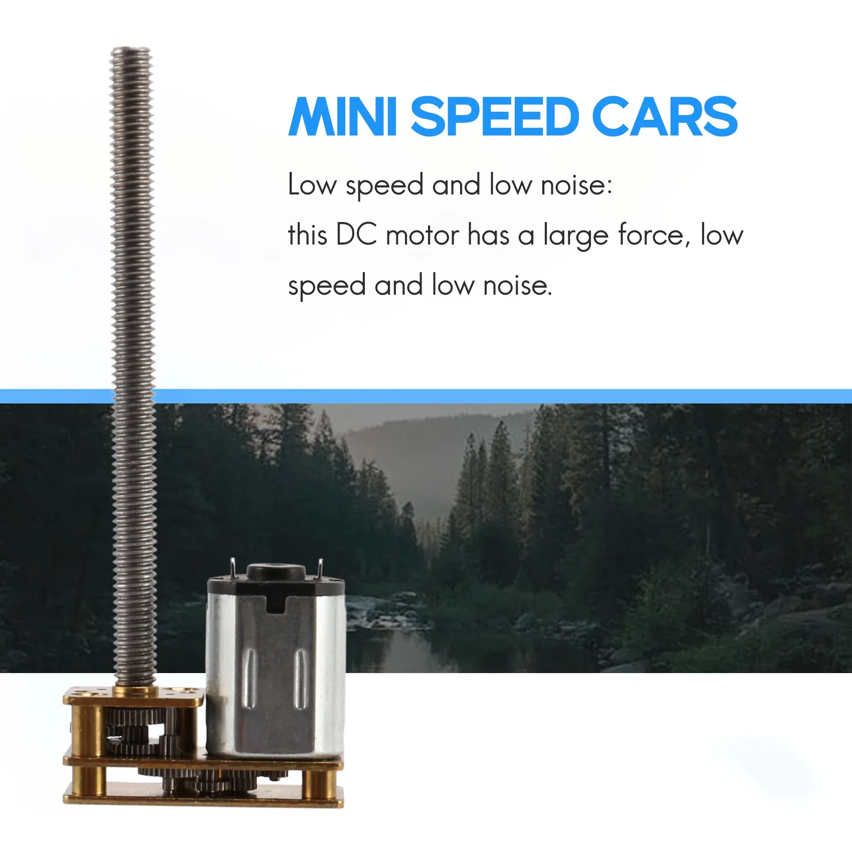 Motor de engranajes Motor de engranajes de 12 V Motor de engranajes de rosca 1024GA20 Flip N20 (12 V)