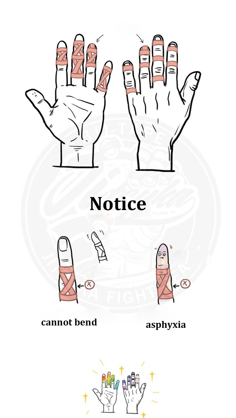 Jiu-Jitsu elastische Bandage, Fingerband, BJJ Sportbandage, selbstklebendes Kletterfingerband – Detail 9