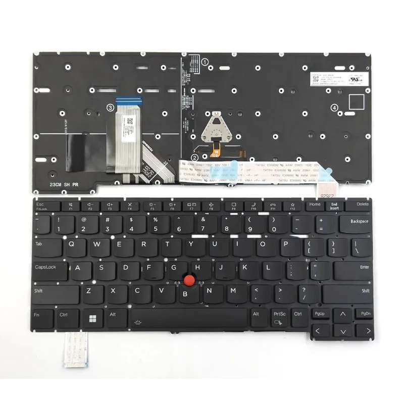 

Клавиатура X13 США с подсветкой для Lenovo Thinkpad X13 Gen 4 21EX 21EY 21J3 21J4, X13 Yoga Gen 4 21F2 21F3