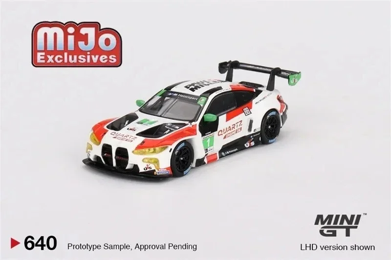 

Мини GT Mijo 1:64 M4 GT3 #1 Racing 2023 Sebring 12 часов GTD Winner литая модель автомобиля