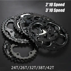 104/64BCD Crown 3*10speed 2*10speed Bicycle Chainring Double Triple Bike Chainwheel 22/26/32/38/42T MTB Chainring Bike Part