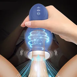 Automatic Male Masturbator Cup Glans Massager Vibration Stroker Blowjob Vagina Pennis Delay Lasting Trainer Sex Toys for Men Adu