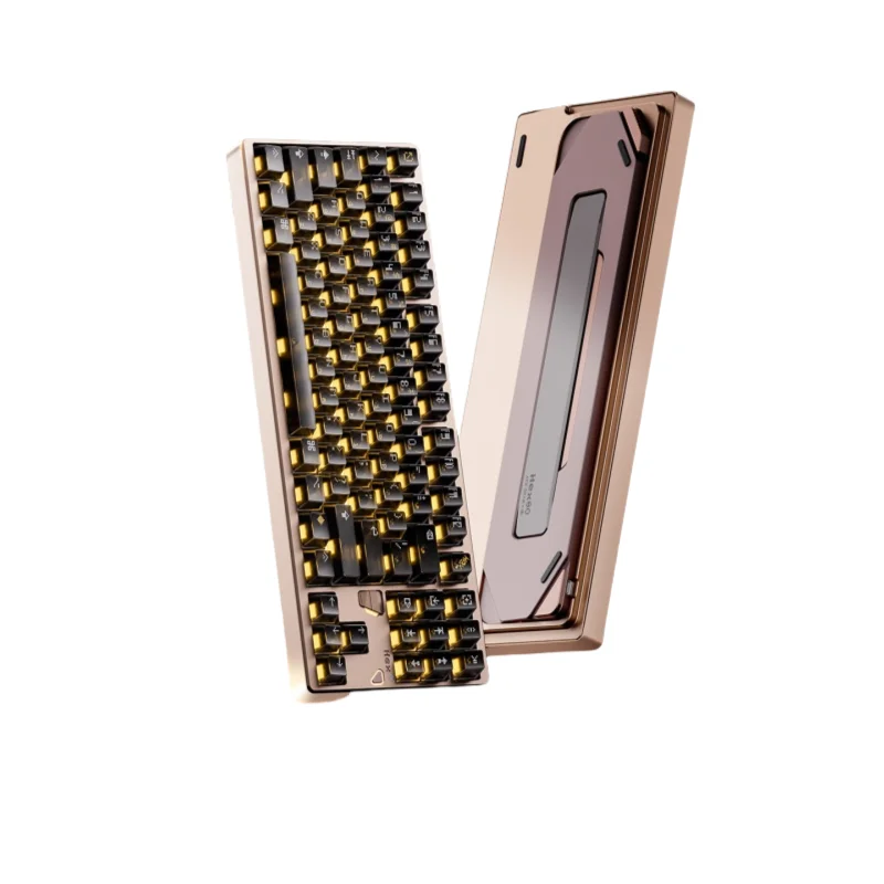 ATK×QK Hex80 Magnetic Switch Gaming Keyboard CNC Aluminum 8000HZ Gasket RGB Keyboard Gamer Accessories For Laptop Tablet PC