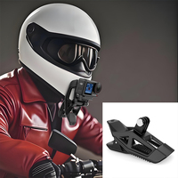 Motorcycle Helmet Strap Chin Mount for DJI Osmo Action 5 Pro 4 3 GoPro 13 12 11 10 Insta360 X5 Go 3S Ace Pro 2 Camera Accessory