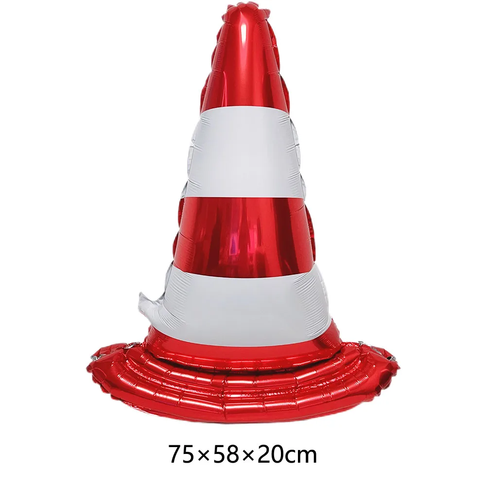 Racing Birthday Balloon Decoration Traffic Light Flag Tire Foil Balloon 40inch 3 Number Balloon for Kids Race Car Party Supplies view 3