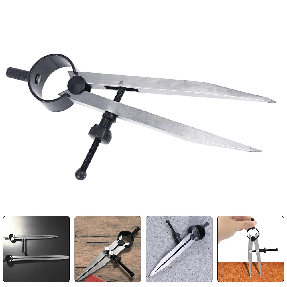 -Alat Pengukur Jarak Ringan Craft Compass 150mm Radius, Alat Penanda Multi-Fungsi, Alat Pengukuran Presisi