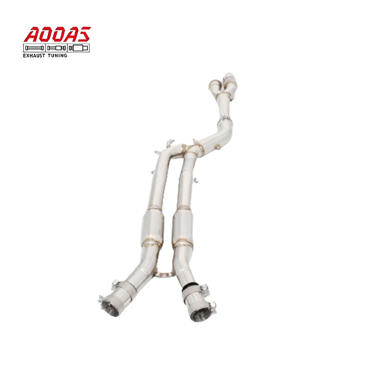 Stainless Steel 304 Titanium Material Single Mid-pipe Exhaust Modification Exhaust System For Bmw M3 G80 M4 G82