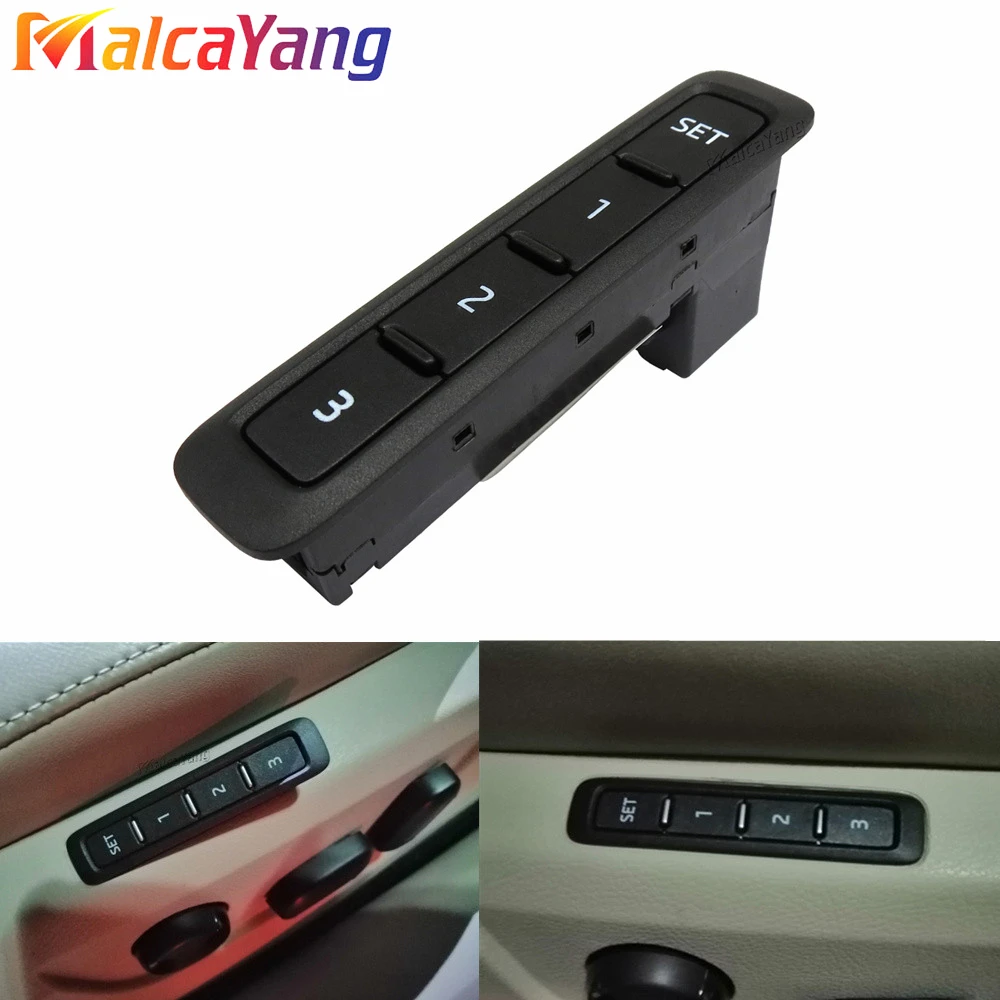 NEW Car Driver Seat Adjustment Memory Switch Button For V-W Passat B7 CC J-etta 5 MK5 Octavia Superb Yeti Auto Parts 1Z0959769A