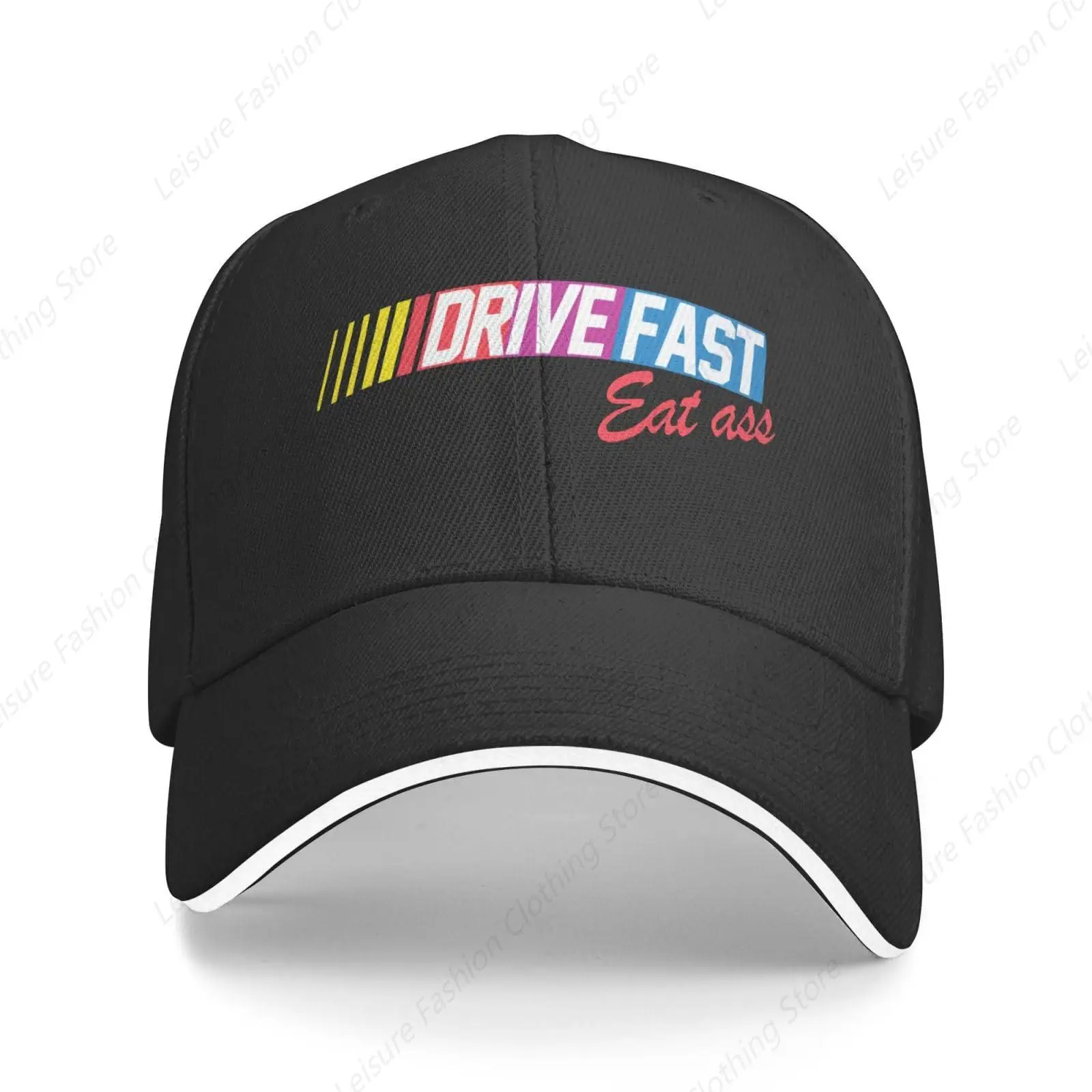 Drive Fast Eat Ass Hat Adult Unisex Adjustable Baseball Cap Trucker Sun Visor Outdoor Sports Caps for Men Women